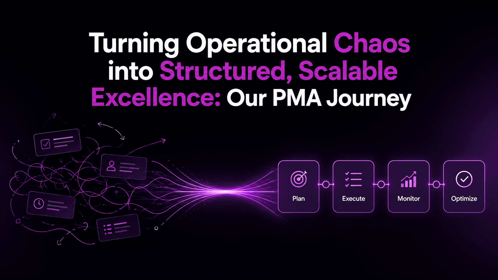 Turning Operational Chaos into Structured, Scalable Excellence: Our PMA Journey.