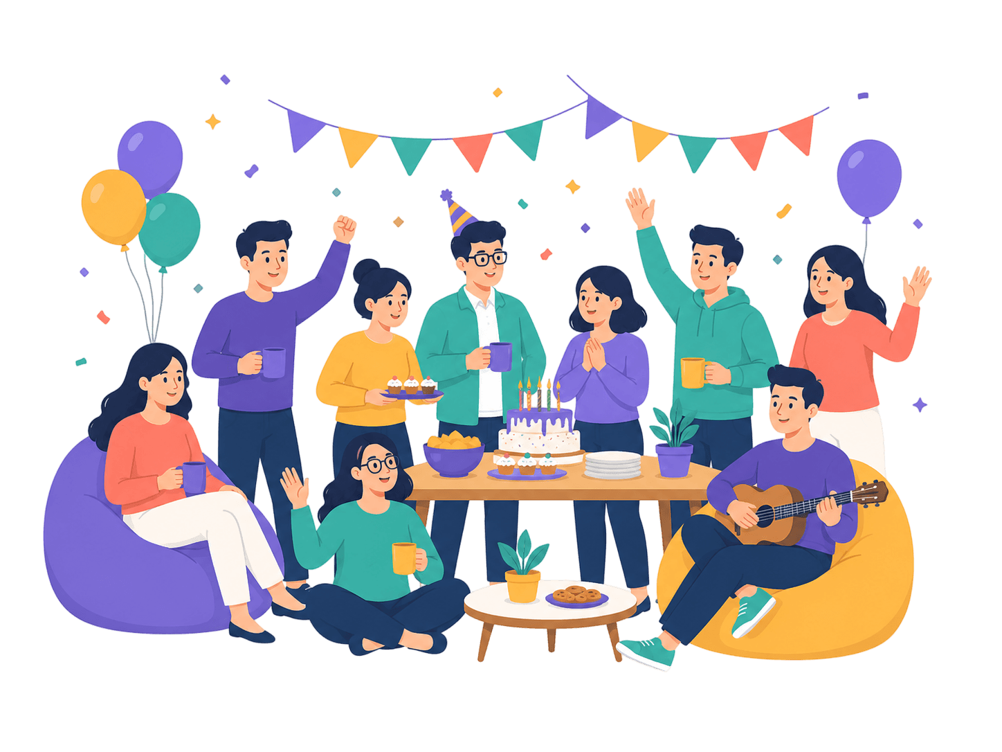 Team internal event celebration